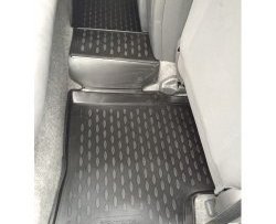4 399 р. Комплект ковриков в салон (правый руль) Element-Autofamily 4 шт. (полиуретан, 3d-рисунок, серые)  Toyota Prius  XW20 (2003-2011)  с доставкой в г. Калуга. Увеличить фотографию 4