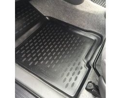 4 399 р. Комплект ковриков в салон (правый руль) Element-Autofamily 4 шт. (полиуретан, 3d-рисунок, серые)  Toyota Prius  XW20 (2003-2011)  с доставкой в г. Калуга. Увеличить фотографию 3