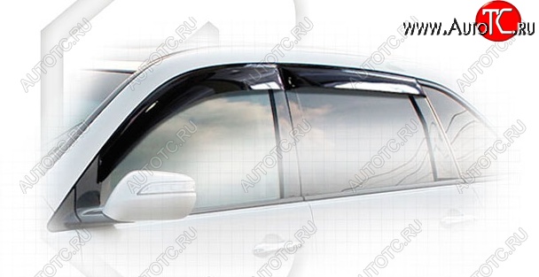 2 259 р. Дефлектора окон CA-Plastiс Acura MDX YD2 дорестайлинг (2006-2009) (Classic полупрозрачный, Без хром.молдинга)  с доставкой в г. Калуга