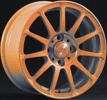 12 849 р. Кованый диск Slik Classik 5.5*14 (Cendy - медно-оранжевый глянцевый) Mitsubishi L-300 (2007-2013) 5x114.3xDIA67.1xET40.0 (Цвет: Cendy - медно-оранжевый глянцевый). Увеличить фотографию 1