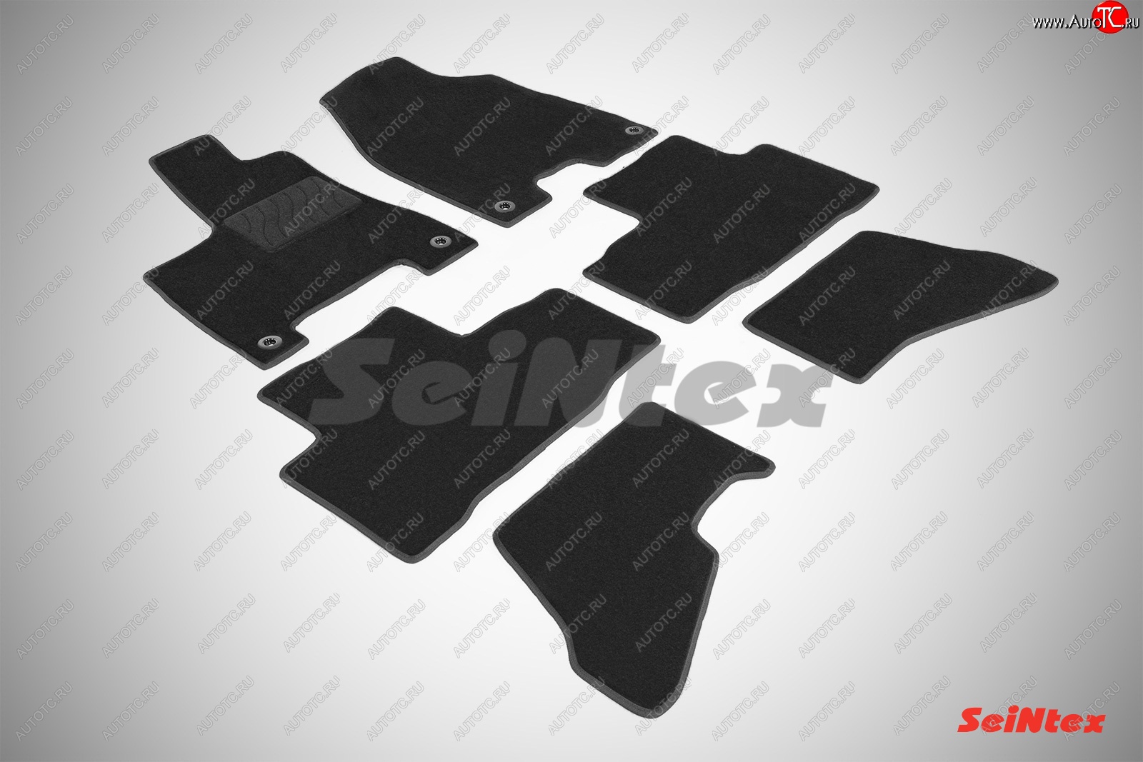 2 599 р. Коврики ворсовые в салон Seintex  Acura MDX  YD3 (2013-2021)  с доставкой в г. Калуга