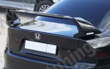 10 699 р. Спойлер высокий составной MUGEN Style var №2 Acura TSX CU2 седан (2008-2014) (Неокрашенный)  с доставкой в г. Калуга. Увеличить фотографию 1