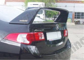 7 699 р. Спойлер багажника MV tuning (высокий, var №1)  Acura TSX  CU2 (2008-2014), Honda Accord  8 седан CU (2008-2011) (Неокрашенный)  с доставкой в г. Калуга. Увеличить фотографию 1