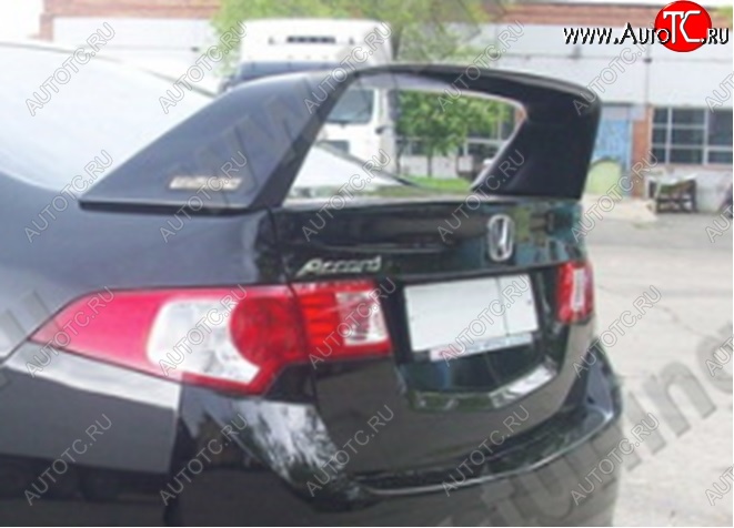 7 699 р. Спойлер багажника MV tuning (высокий, var №1)  Acura TSX  CU2 (2008-2014), Honda Accord  8 седан CU (2008-2011) (Неокрашенный)  с доставкой в г. Калуга