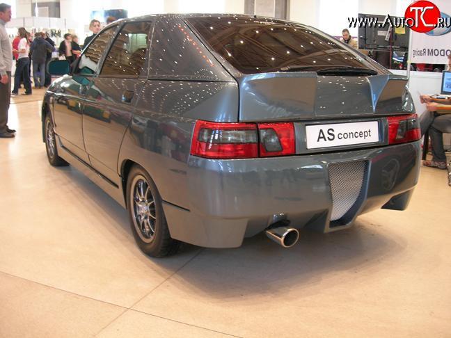 5 749 р. Задний бампер Concept Лада 2112 купе (2002-2009) (Неокрашенный)  с доставкой в г. Калуга