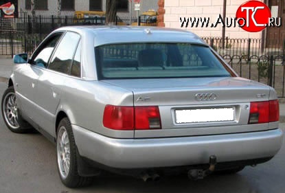 3 349 р. Козырёк STW Style на заднее лобовое стекло автомобиля Audi 100 С4 седан (1990-1995) (Неокрашенный)  с доставкой в г. Калуга