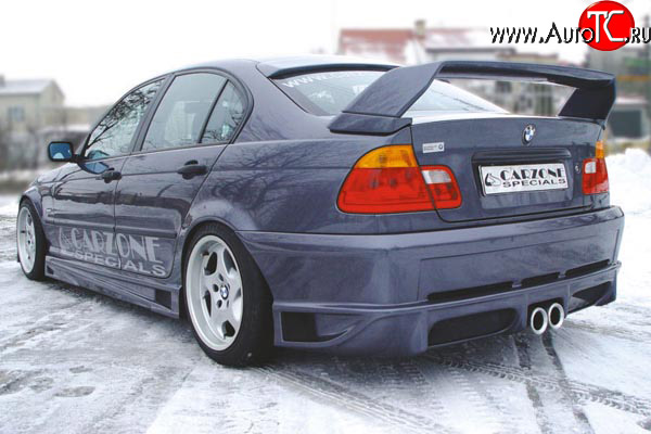 8 899 р. Задний бампер CarZone  BMW 3 серия  E46 (1998-2005)  с доставкой в г. Калуга