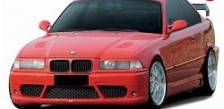 3 999 р. Передний бампер Lumma style BMW 3 серия E36 седан (1990-2000) (Неокрашенный)  с доставкой в г. Калуга. Увеличить фотографию 1