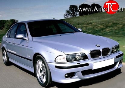 8 149 р. Передний бампер M-Technic BMW 5 серия E39 седан дорестайлинг (1995-2000) (Без сетки, Неокрашенный)  с доставкой в г. Калуга