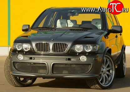 19 649 р. Передний бампер HARGE  BMW X5  E53 (1999-2003) дорестайлинг (Неокрашенный)  с доставкой в г. Калуга