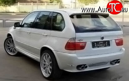 19 649 р. Задний бампер HARGE BMW X5 E53 дорестайлинг (1999-2003) (Неокрашенный)  с доставкой в г. Калуга