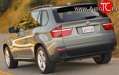 5 949 р. Задний бампер Standart BMW X5 E70 дорестайлинг (2006-2010) (Неокрашенный)  с доставкой в г. Калуга