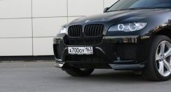 4 549 р. Накладки Global-Tuning на передний бампер автомобиля  BMW X6  E71 (2008-2014) (Неокрашенная)  с доставкой в г. Калуга. Увеличить фотографию 9