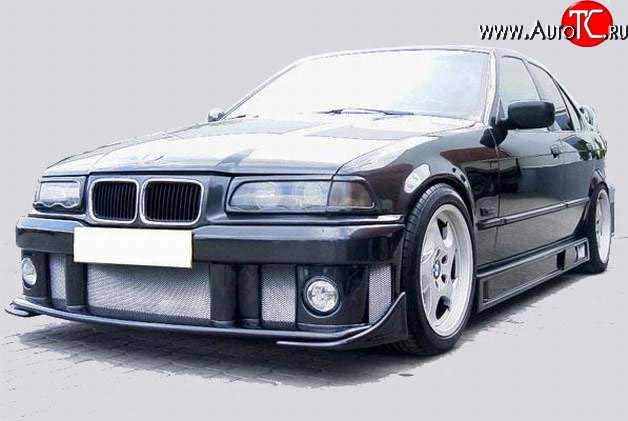 7 299 р. передний бампер CarZone-CONCEPT BMW 3 серия E36 седан (1990-2000)  с доставкой в г. Калуга