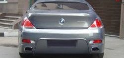 31 899 р. Задний бампер BMW 6 серия E63 дорестайлинг, купе (2003-2007) (Неокрашенный)  с доставкой в г. Калуга. Увеличить фотографию 1