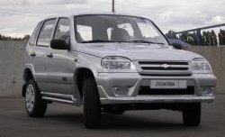 4 799 р. Передний бампер Аскет Chevrolet Niva 2123 дорестайлинг (2002-2008) (Неокрашенный)  с доставкой в г. Калуга. Увеличить фотографию 2