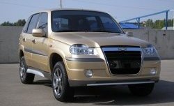 709 р. Накладки на зеркала Атака после 2005 г.в Chevrolet Niva 2123 дорестайлинг (2002-2008) (Неокрашенные)  с доставкой в г. Калуга. Увеличить фотографию 1
