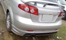 2 999 р. Накладка заднего бампера WTCC  Chevrolet Lacetti  хэтчбек (2002-2013) (Неокрашенная)  с доставкой в г. Калуга. Увеличить фотографию 1