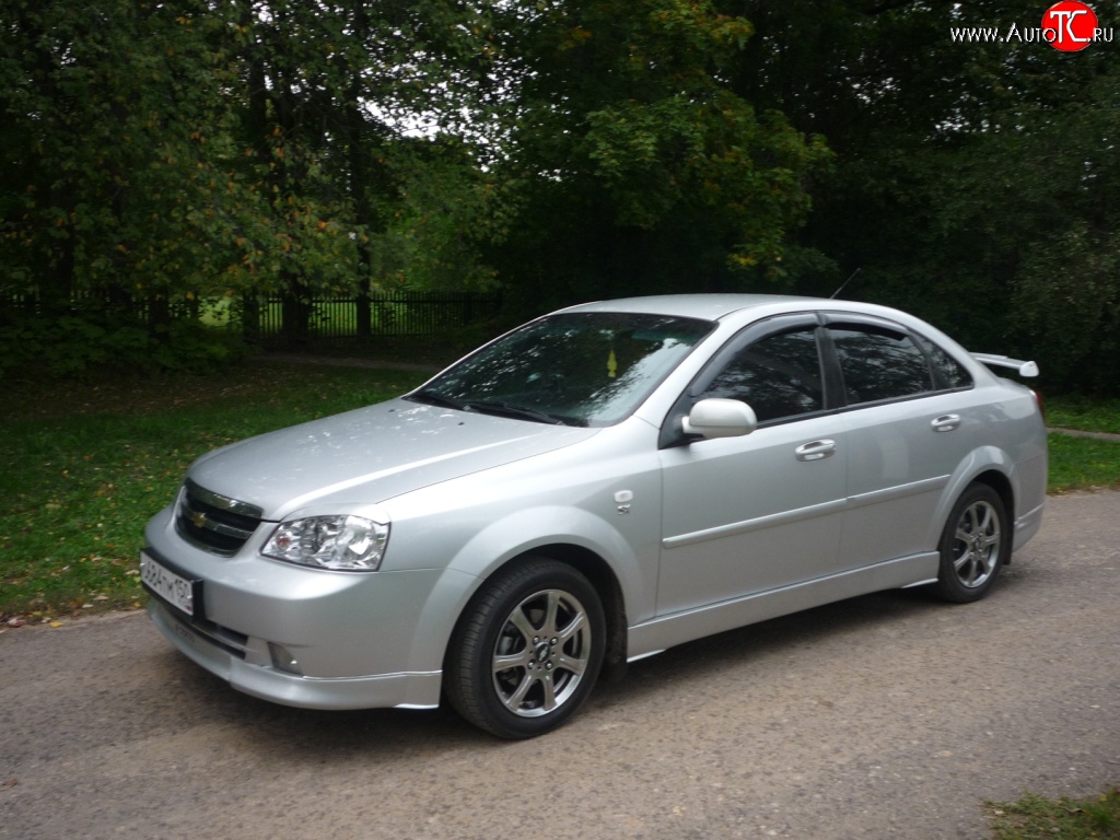 3 399 р. Пороги накладки CTS Chevrolet Lacetti седан (2002-2013) (Неокрашенные)  с доставкой в г. Калуга