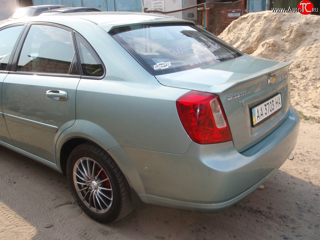 2 699 р. Спойлер CTS Chevrolet Lacetti седан (2002-2013) (Неокрашенный)  с доставкой в г. Калуга