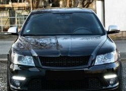 859 р. Реснички на фары СТ  Skoda Octavia  A5 (2008-2013) лифтбэк рестайлинг, рестайлинг универсал (Неокрашенные)  с доставкой в г. Калуга. Увеличить фотографию 3