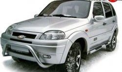 6 999 р. Передний бампер Апал  Chevrolet Niva  2123 (2002-2008), Лада 2123 (Нива Шевроле) (2002-2008) (Неокрашенный)  с доставкой в г. Калуга. Увеличить фотографию 2