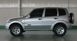 2 799 р. Обтекатель порогов Апал Chevrolet Niva 2123 дорестайлинг (2002-2008) (Неокрашенные)  с доставкой в г. Калуга. Увеличить фотографию 1