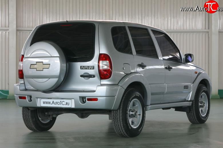 6 149 р. Задний бампер Апал  Chevrolet Niva  2123 (2002-2008), Лада 2123 (Нива Шевроле) (2002-2008) (Неокрашенный)  с доставкой в г. Калуга