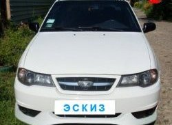 3 649 р. Накладка переднего бампера Sport Daewoo Nexia рестайлинг (2008-2015) (Неокрашенная)  с доставкой в г. Калуга. Увеличить фотографию 3