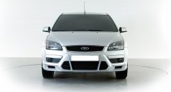 2 899 р. Накладка переднего бампера Sport Style  Ford Focus  2 (2004-2008) (Неокрашенная)  с доставкой в г. Калуга. Увеличить фотографию 3