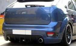 5 299 р. Диффузор заднего бампера Sport ST Ford Focus 2 хэтчбэк 5 дв. дорестайлинг (2004-2008) (Неокрашенный)  с доставкой в г. Калуга. Увеличить фотографию 3