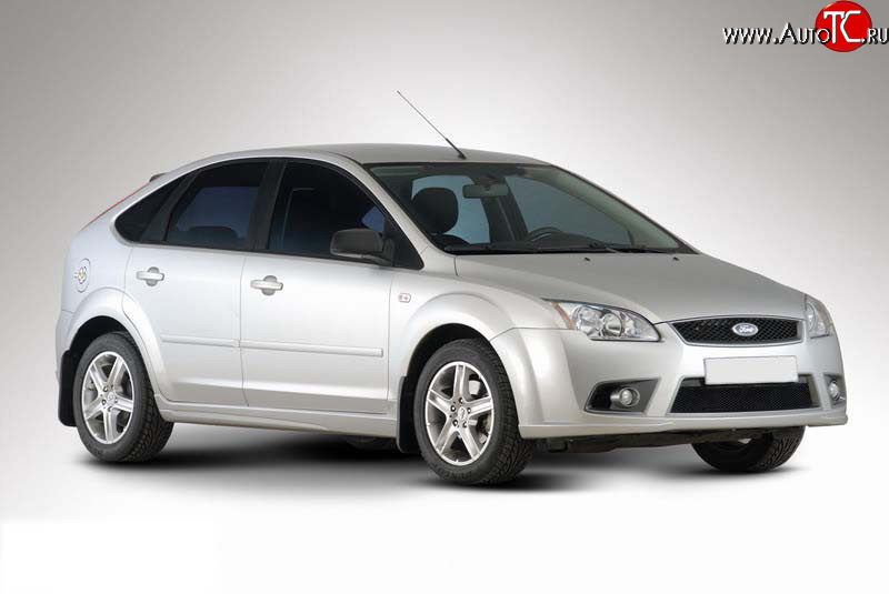 3 649 р. Пороги накладки YTG Ford Focus 2  седан дорестайлинг (2004-2008) (Неокрашенные)  с доставкой в г. Калуга