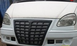 3 299 р. Передний бампер Ауди стиль ГАЗ ГАЗель 2705,Бизнес 2-ой рестайлинг цельнометаллический фургон (2010-2024) (Неокрашенный)  с доставкой в г. Калуга. Увеличить фотографию 1