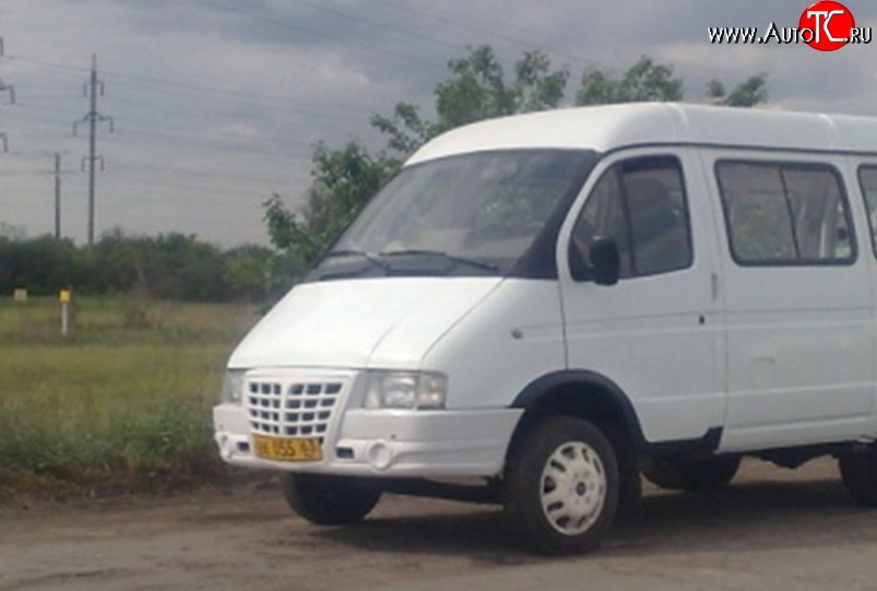 3 099 р. Передний бампер Old-Audi ГАЗ Баргузин 2217 автобус дорестайлинг (1998-2002) (Неокрашенный)  с доставкой в г. Калуга