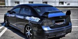 9 499 р. Задний бампер INGS+1 Honda Civic 8 FD дорестайлинг, седан (2005-2008) (Неокрашенный)  с доставкой в г. Калуга. Увеличить фотографию 1