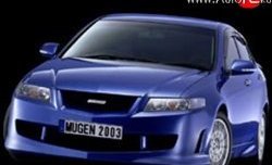 14 899 р. Передний бампер Mugen Style  Honda Accord  7 седан CL (2002-2005) (Без сетки, Неокрашенный)  с доставкой в г. Калуга. Увеличить фотографию 3