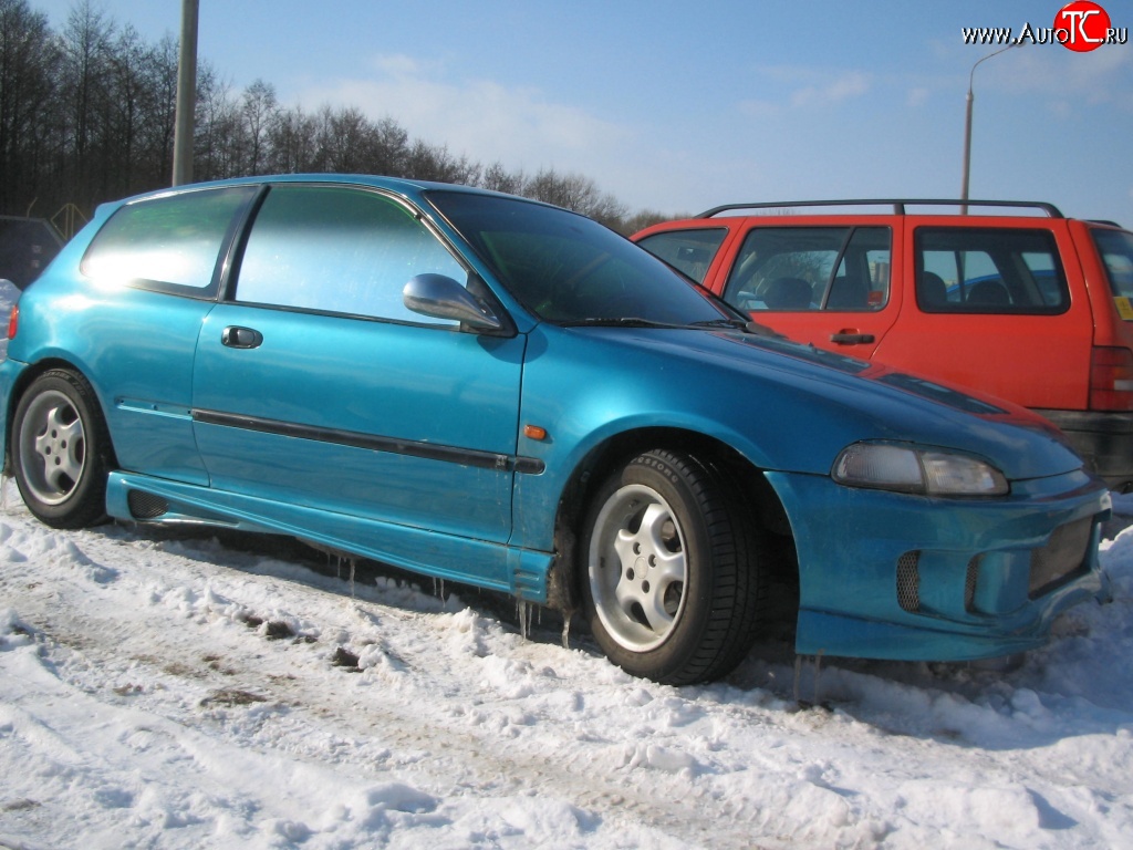 3 449 р. Пороги накладки R-Style Honda Civic EG седан (1992-1995)  с доставкой в г. Калуга