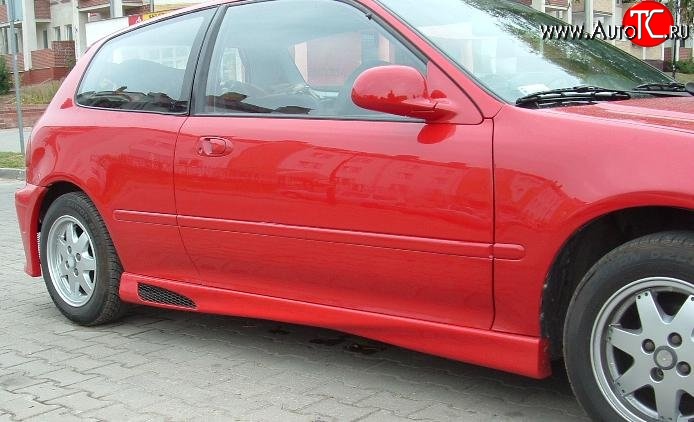 4 699 р. Пороги накладки Style Honda Civic EG седан (1992-1995)  с доставкой в г. Калуга