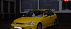 7 999 р. Передний бампер Racing Honda Civic 7 ES дорестайлинг, седан (2000-2003)  с доставкой в г. Калуга. Увеличить фотографию 1