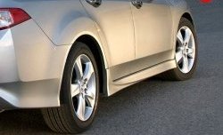 5 999 р. Пороги накладки Type-S  Honda Accord  8 седан CU (2008-2011) (Неокрашенные)  с доставкой в г. Калуга. Увеличить фотографию 2