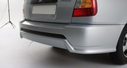 5 099 р. Задний бампер Классик Hyundai Accent седан ТагАЗ (2001-2012) (Неокрашенный)  с доставкой в г. Калуга. Увеличить фотографию 2