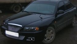 3 399 р. Передний бампер M-VRS Hyundai Elantra XD седан дорестайлинг (2000-2003) (Неокрашенный)  с доставкой в г. Калуга. Увеличить фотографию 1