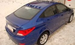 1 799 р. Плавники на крышу Sport  Hyundai Solaris  1 седан (2010-2017) (Неокрашенный)  с доставкой в г. Калуга. Увеличить фотографию 5