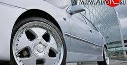 5 949 р. Пороги накладки ATH New Hyundai Accent седан ТагАЗ (2001-2012) (Неокрашенные)  с доставкой в г. Калуга. Увеличить фотографию 1