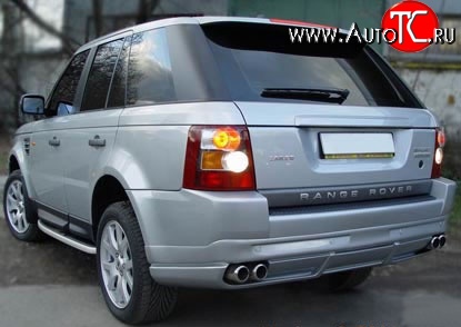 14 949 р. Накладка заднего бампера ARDEN Land Rover Range Rover Sport 1 L320 дорестайлинг (2005-2009) (Неокрашенная)  с доставкой в г. Калуга