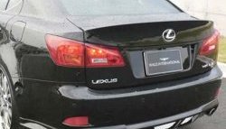 8 149 р. Спойлер Wald Lexus IS 250 XE20 седан доресталийнг (2005-2013) (Неокрашенный)  с доставкой в г. Калуга. Увеличить фотографию 2