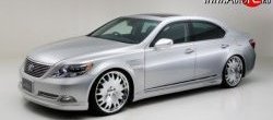 Пороги накладки Wald Lexus LS460 XF40 дорестайлинг (2006-2009)