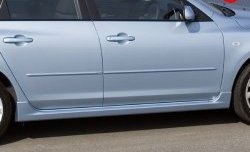 4 549 р. Пороги накладки Сток 2л  Mazda 3/Axela  BK (2003-2009) (Неокрашенные)  с доставкой в г. Калуга. Увеличить фотографию 10