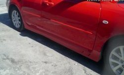 4 099 р. Пороги накладки Sport Mazda 3/Axela BK дорестайлинг седан (2003-2006) (Неокрашенные)  с доставкой в г. Калуга. Увеличить фотографию 6
