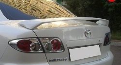 4 799 р. Спойлер RS Mazda 6 GG седан дорестайлинг (2002-2005) (Неокрашенный)  с доставкой в г. Калуга. Увеличить фотографию 1